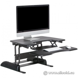 Varidesk Black Height Adjustable Desktop Sit Stand Pro Plus 30"